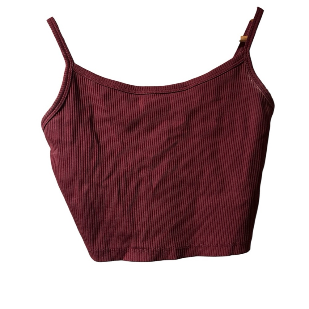 Year of Ours Ribbed Bralette Maroon